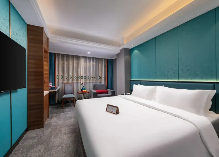 City-View Business Double Bed Room With Eclan Sleep Aid Bedding