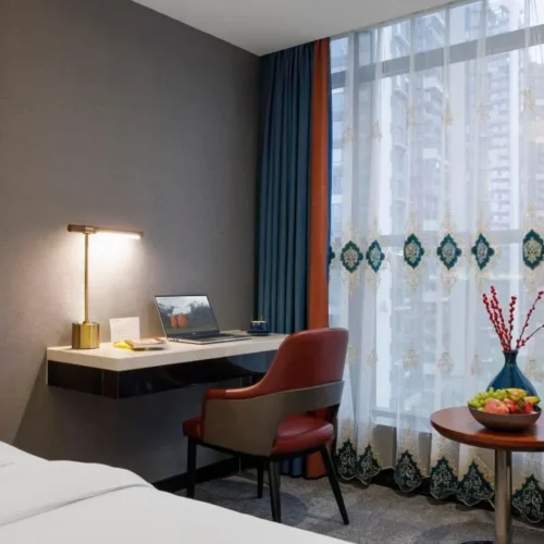 Deluxe Audio-Visual Double Bed Room With Eclan Sleep Aid Bedding