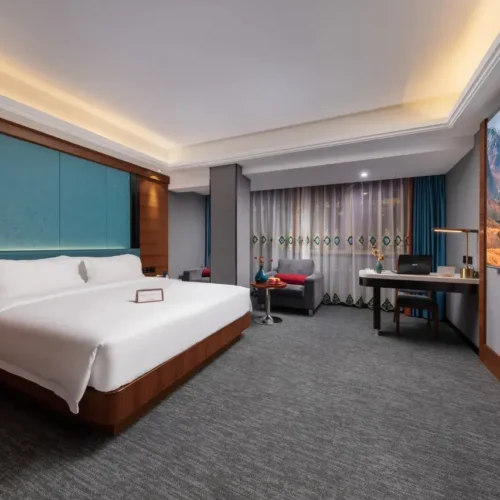 Deluxe Audio-Visual Double Bed Room With Eclan Sleep Aid Bedding